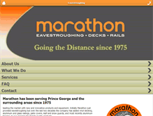 Tablet Screenshot of marathonltd.com